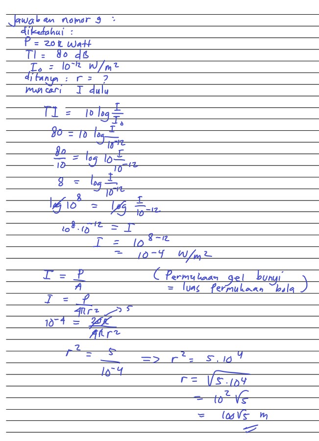 Gelombang Bunyi Pengertian Rumus dan contoh Soal