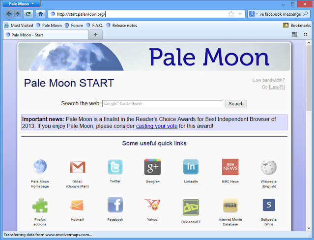 متصفح pale moon 2022 أخر اصدار النسخة الاصلية