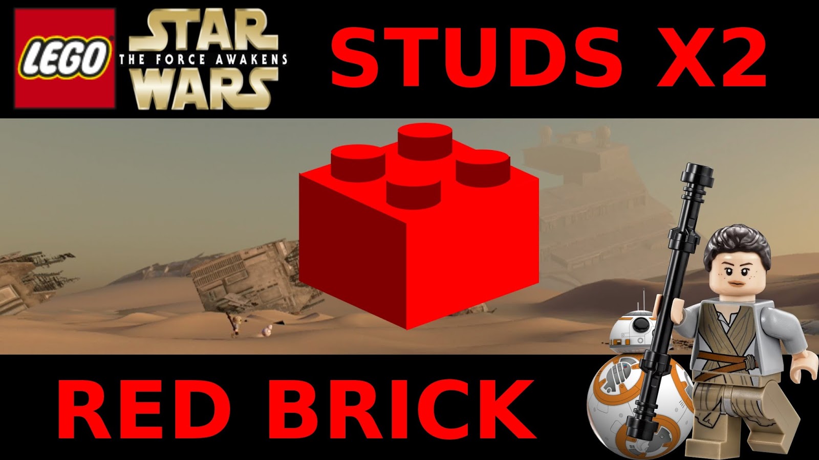 How to Find All Red Bricks in Lego Star Wars The Force Awakens [Guide