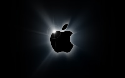 apple black logo wallpaper