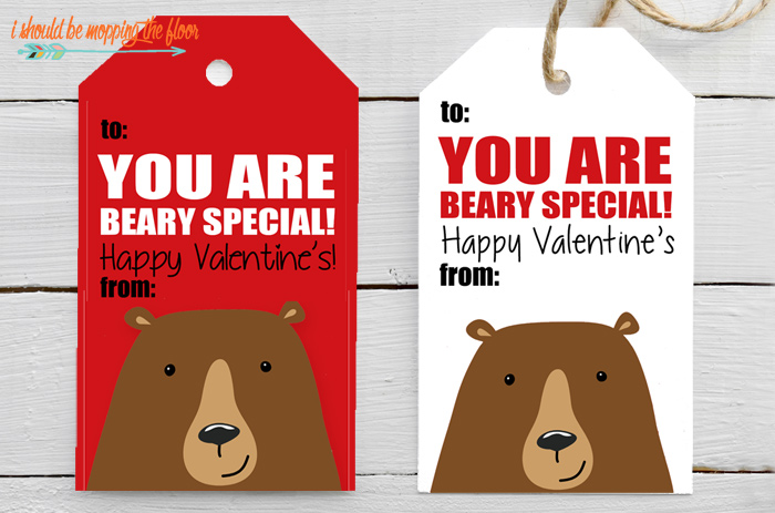 Gummy Bear Valentines for Kids