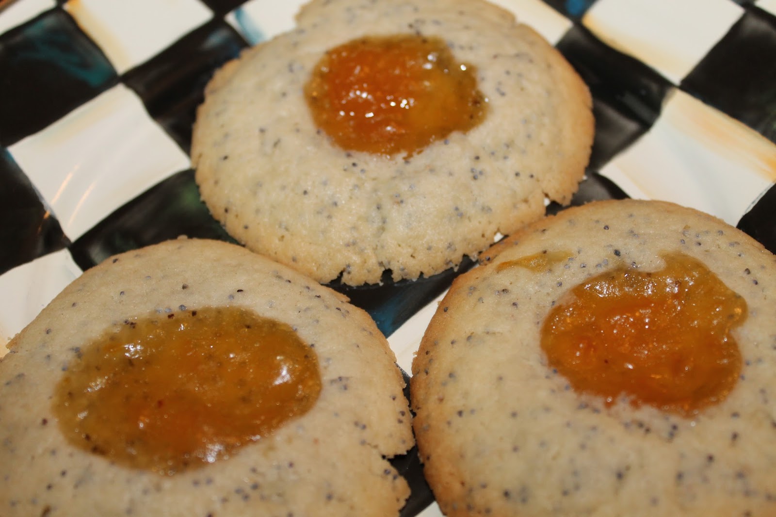 Poppy Seed & Jam Thumbprint Cookies