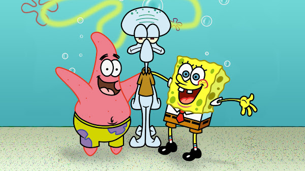 wallpaper spongebob keren hd