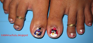 Nail Art - Angry Birds