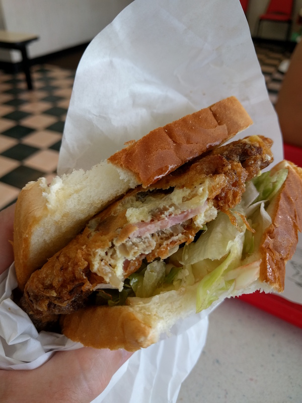 St. Paul sandwich at Wong's Inn in St. Louis