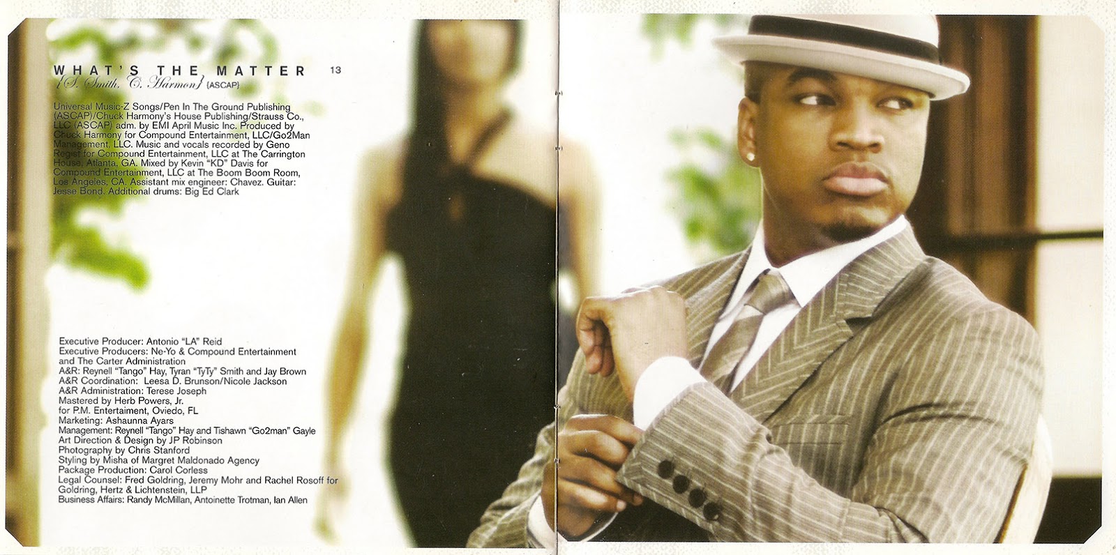 Gentleman Of The Year Encarte: Ne-Yo - Year Of The Gentleman (UK Edition) - Encartes Pop