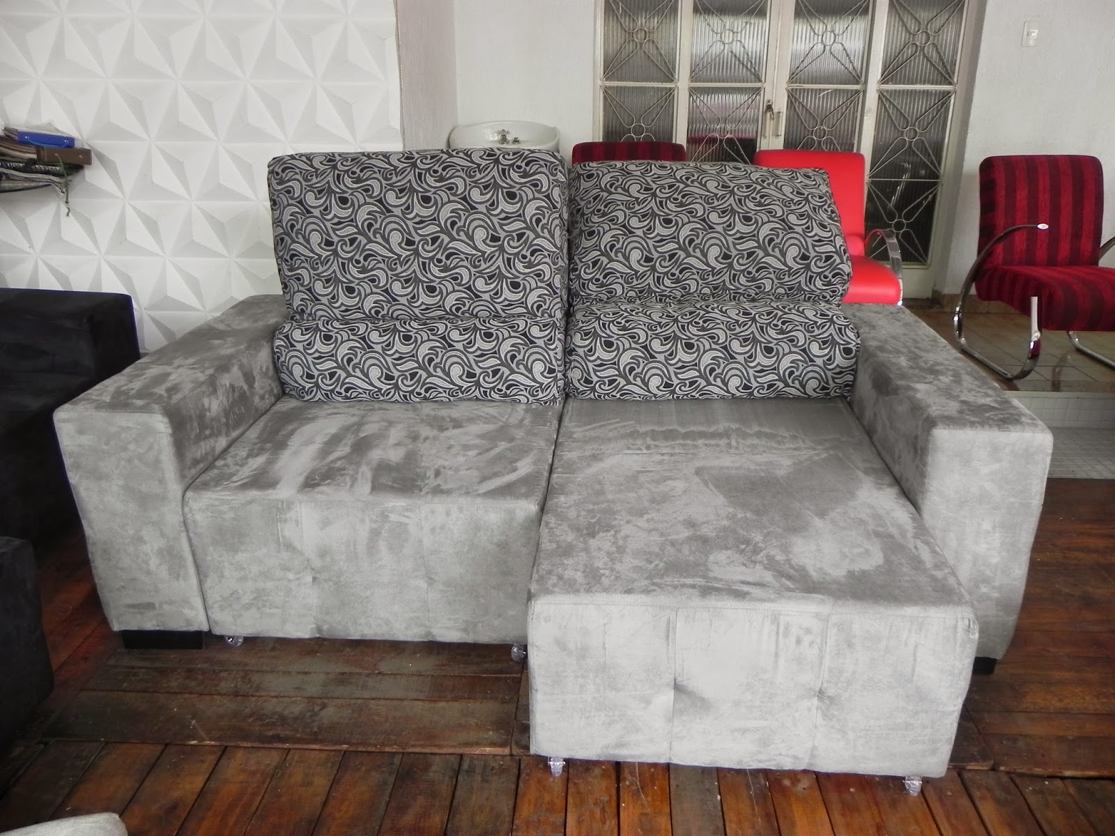 Master Distribuidora Goiânia e AM Móveis Sofá retrátil e reclinável