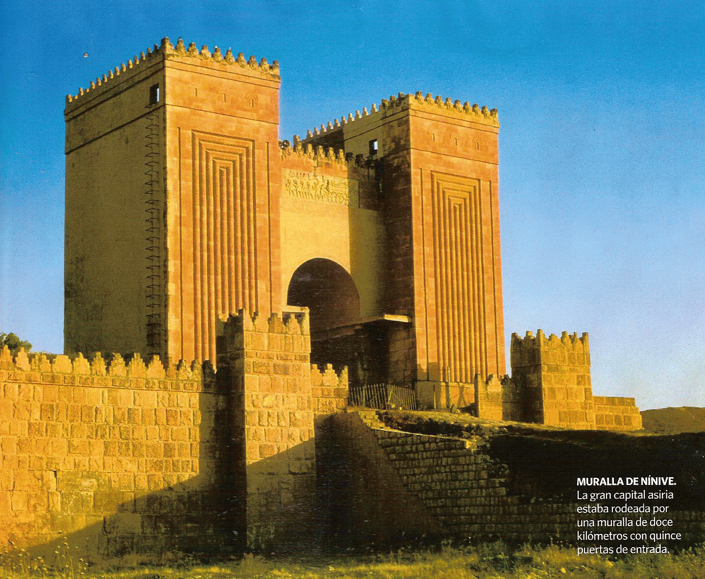Tocho T8 Reconstrucción (la puerta de Adad, en Nínive, en las afueras de Mosul)