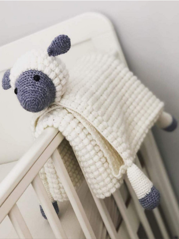 3in1 Farm Sheep Folding Baby Blanket Crafting Happiness