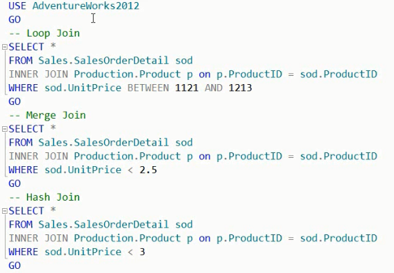 Knowledge Sharing: Physical Join Operators in SQL Server