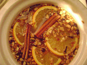 . cider during a Christmas tree festival at the nearby Nourish Market . (mulled cider and fog )