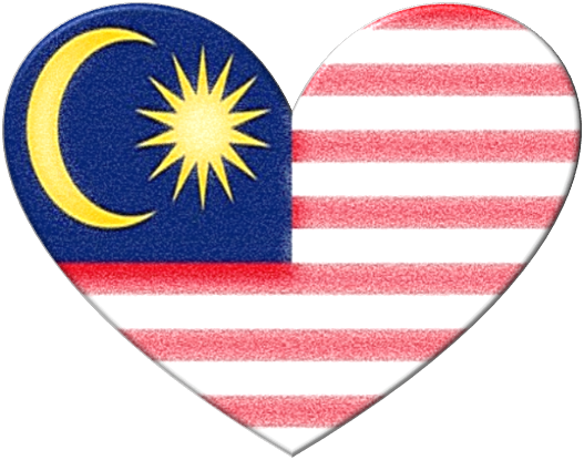 Lukisan Bendera Malaysia Bentuk Love - Komagata Maru 100