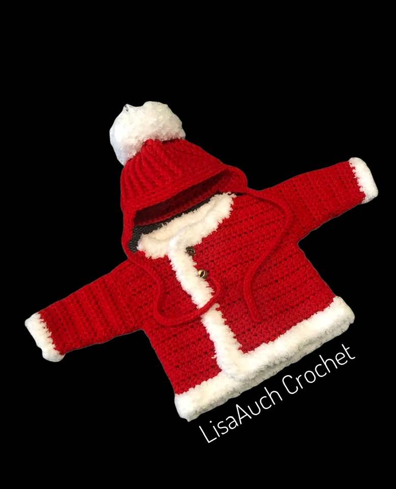 Crochet A Christmas Baby Set with these FREE CROCHET PATTERNS