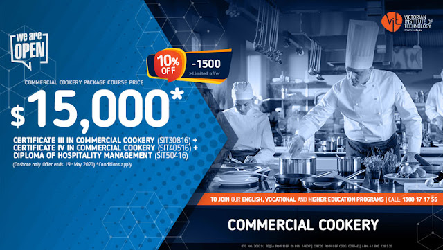 Certificate III in Commercial Cookery Australia