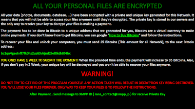 HQ Ransomware, note