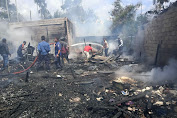 Tiga Unit Rumah di Desa Reronga Dilalap Api