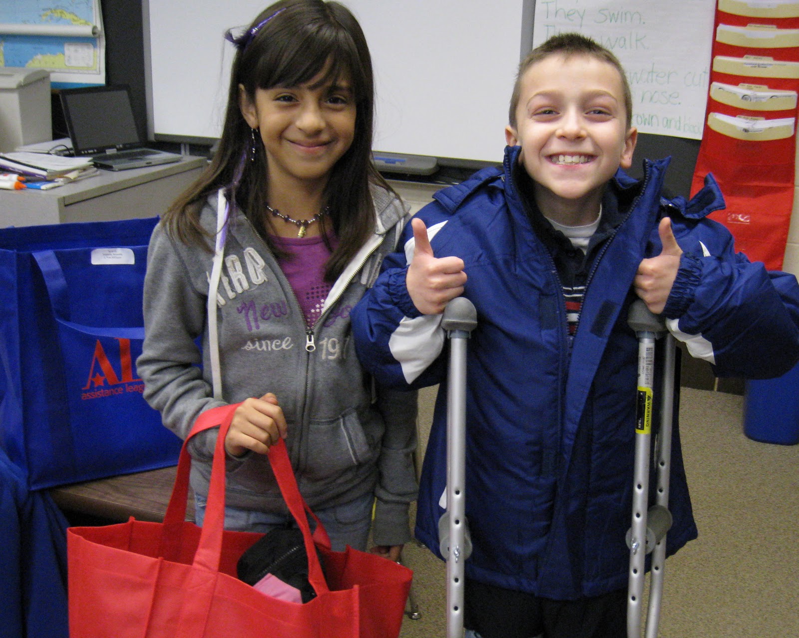 Assistance League of Chicagoland West Ardmore students ready for winter