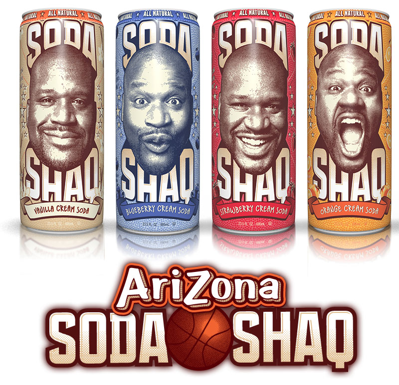 Arizona Shaq Creme Sodas