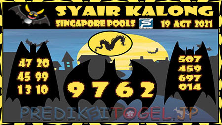 Prediksi Kalong Togel Singapura Kamis 19 Agustus 2021