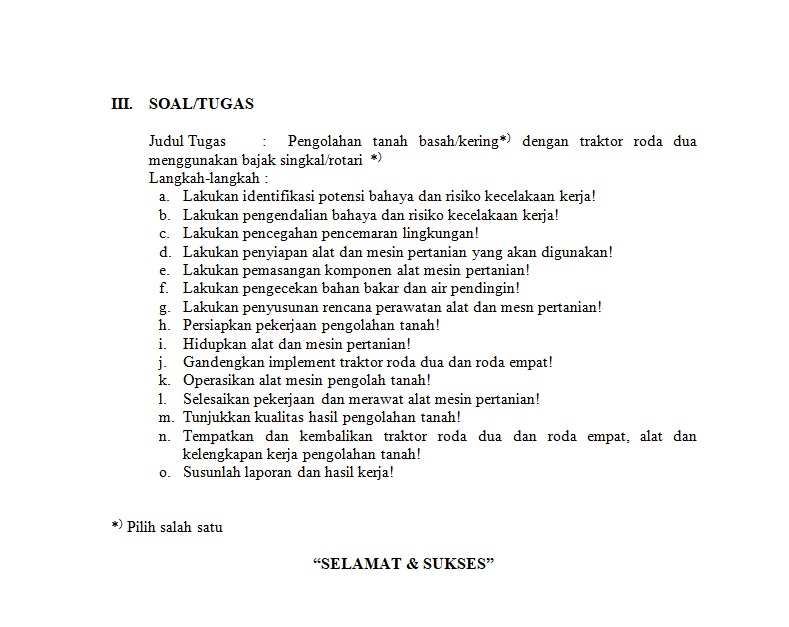 Soal essay alat mesin pertanian 06 image