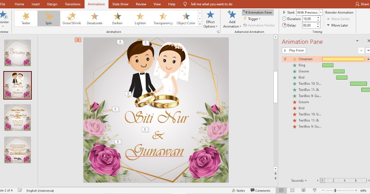 Cara Membuat Video Undangan Pernikahan dengan Powerpoint Cara Membuat Video Undangan Pernikahan dengan Powerpoint