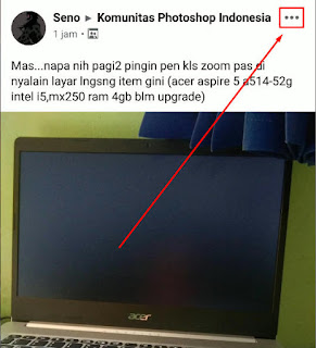 Cara Menyimpan Postingan Facebook Orang Lain