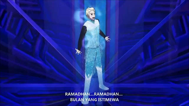 Begini Jadinya Jika Lagu Frozen Jadi Versi Ramadhan, Bikin Syahdu..
