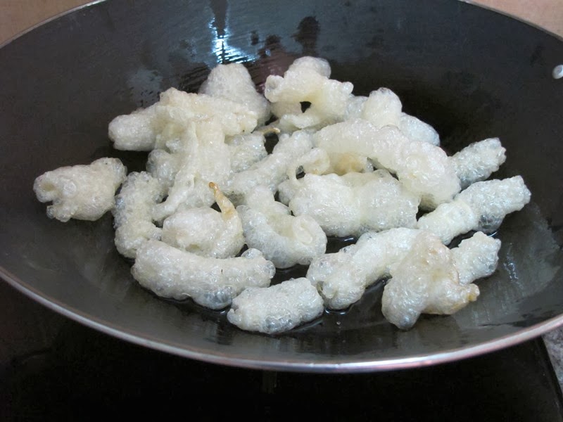 Nasi Lemak Lover How to deep fry Fish Maw 怎样油炸鱼鳔