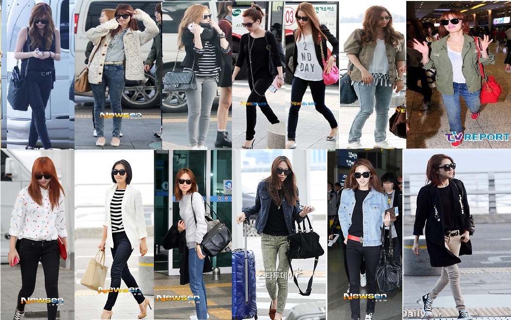 Princess' Attic Korean Celebrities' Airport Fashion