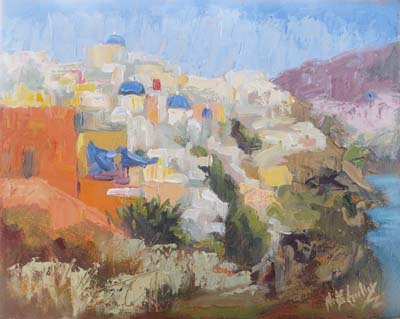 Artists Of Texas Contemporary Paintings and Art: Greece Plein Air ...