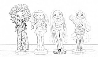 L.O.L. Surprise! O.M.G. Dolls Coloring Page coloring.filminspector.com