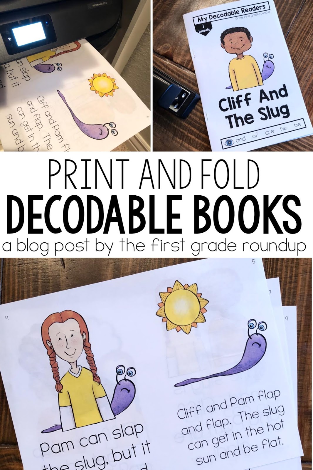 Printable Decodable Books For Kindergarten Printable Short Vowel Books Here Reading Elephant 