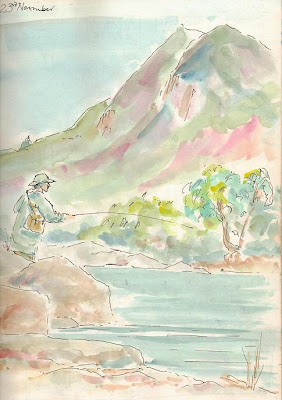 An illustration from 'Ride the Wings of Morning' by Sophie Neville