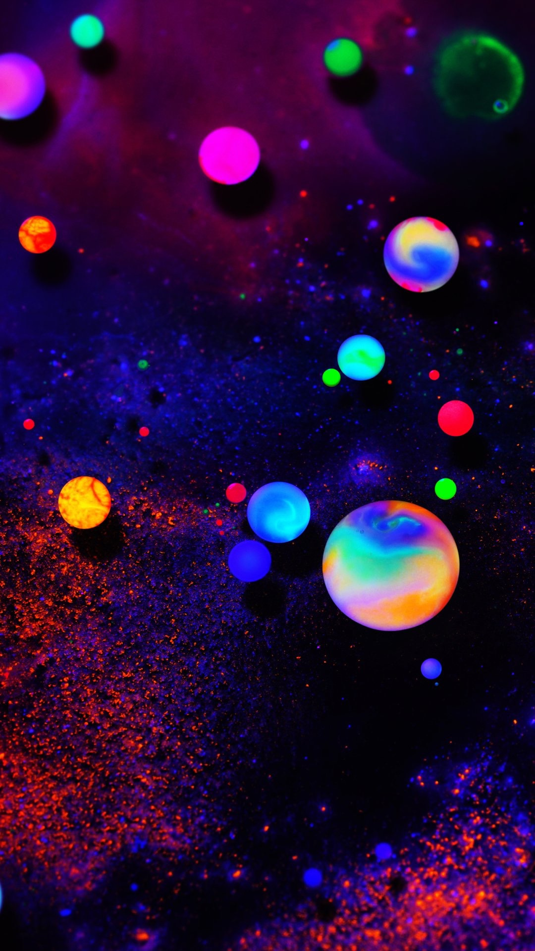colorful bubble balls mobile wallpaper - HD Mobile Walls