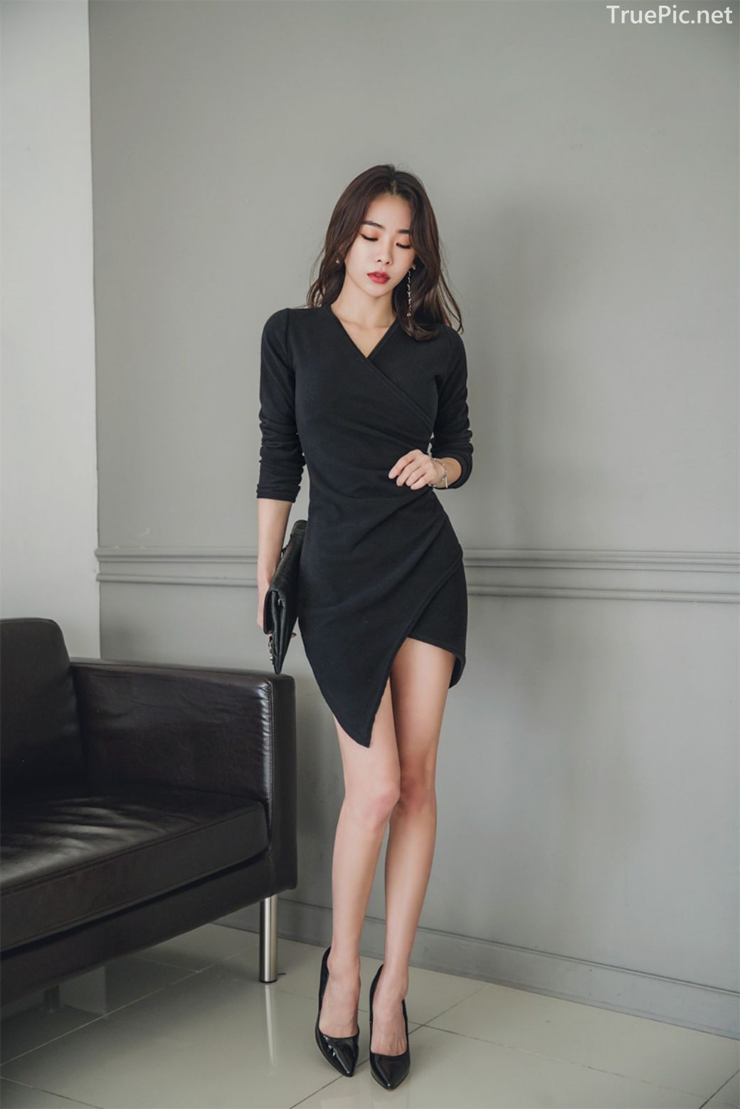 Korean fashion model - An Seo Rin - Woolen office dress collection - TruePic.net - Picture 33