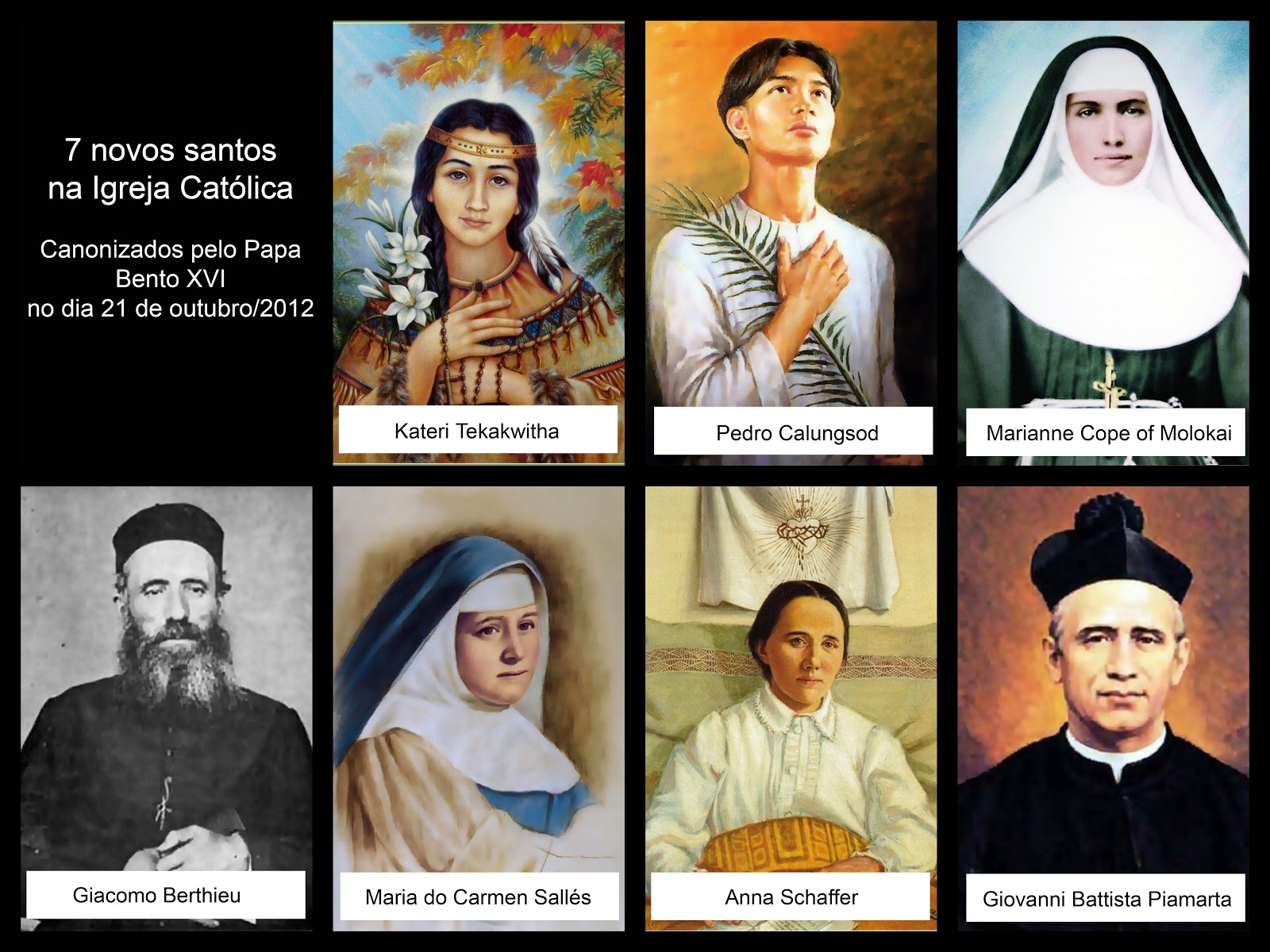 Santo de Hoje Canonização de Novos Santos Santo de Hoje Canonização de Novos Santos