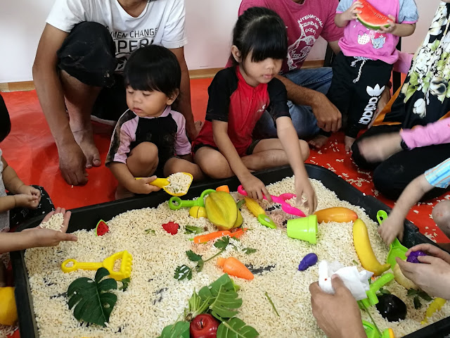 sensory messy play open house event space penang dr nurhaya lactation centre