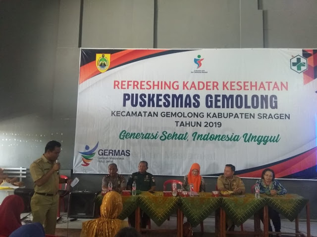 Pelda Suyono Komunikasi Sosial Bersama Kader Kesehatan Puskesmas Gemolong