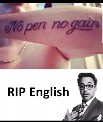 RIP ENGLISH