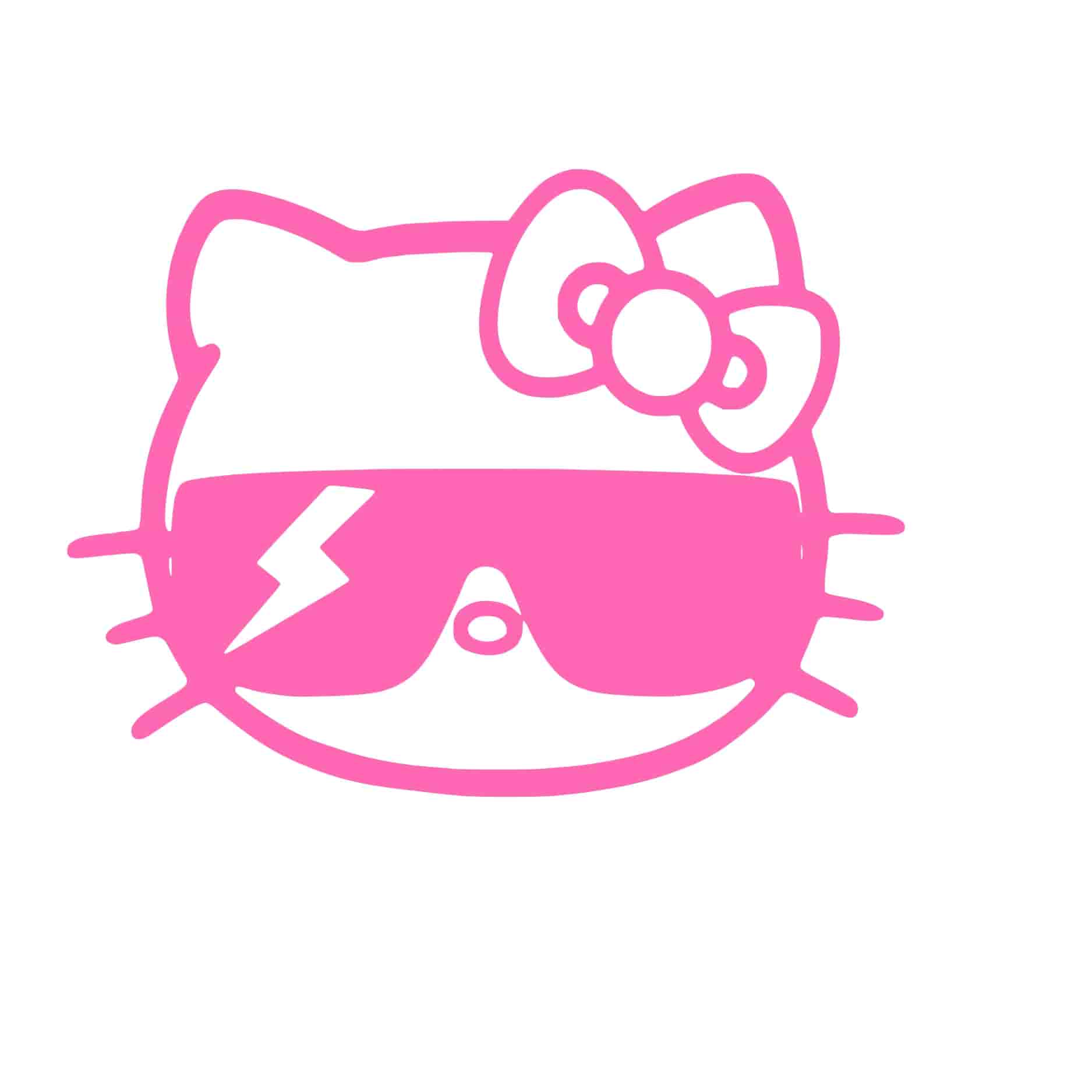 Hello Kitty 01 svg free, Cricut svg Free vector files 011