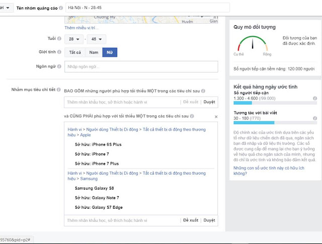 Nhóm Target Facebook ads hiệu quả - target sản phẩm giáo dục cao cấp - target san pham giao duc cao cap