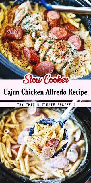 Slow Cooker Cajun Chicken Alfredo Recipe