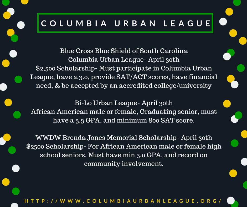 Viking Update Columbia Urban League Scholarships Open Now!