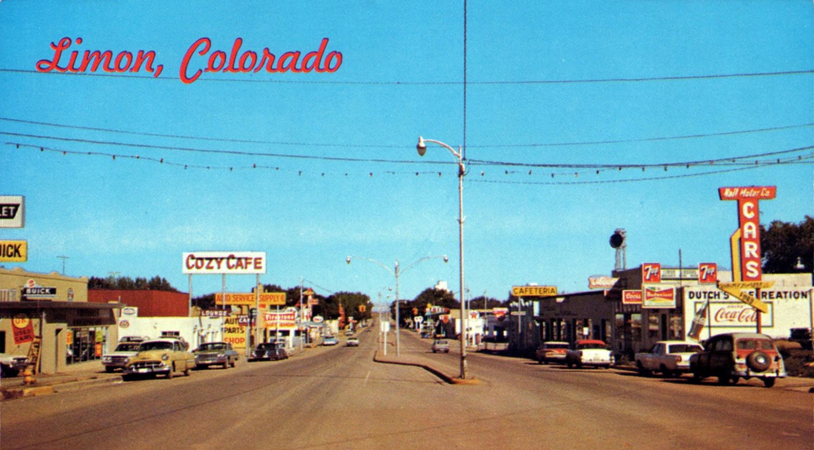 transpress nz cars in Limon, Colorado, early 1960s