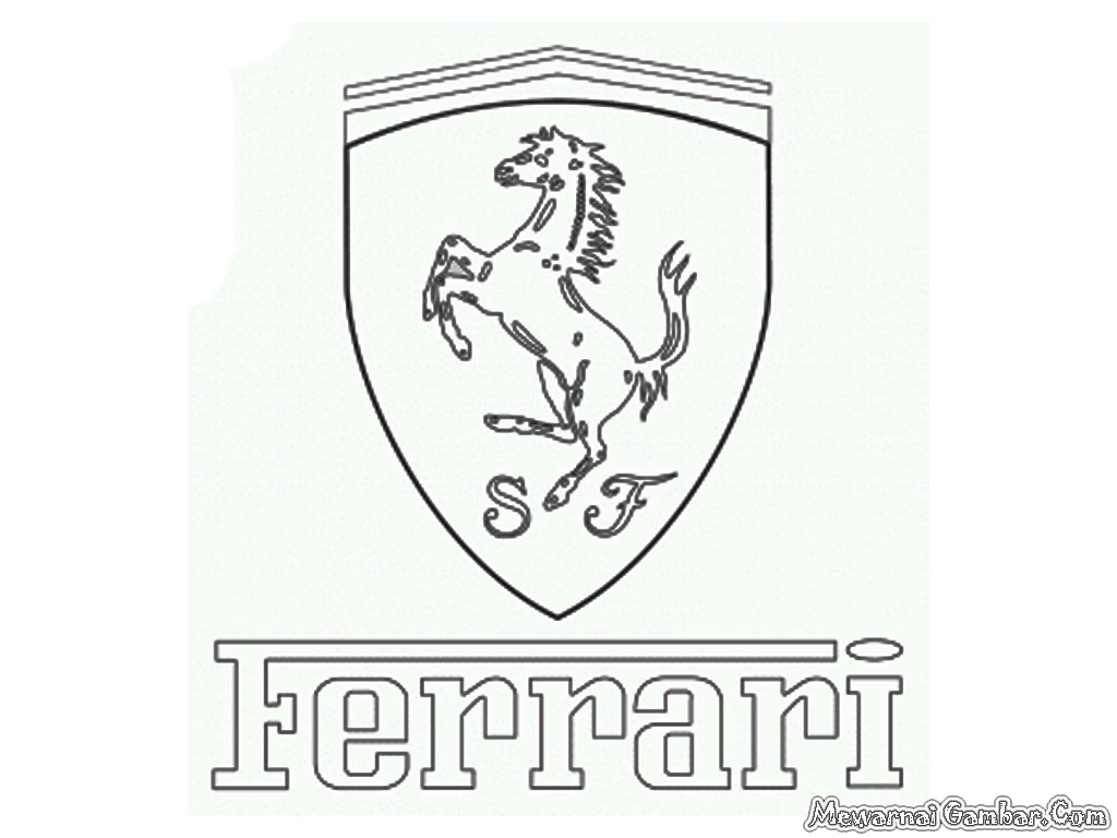Aneka Logo Mobil Untuk Diwarnai | Mewarnai Gambar
