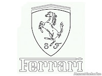 Aneka Logo Mobil Diwarnai Mewarnai Gambar Ferrari