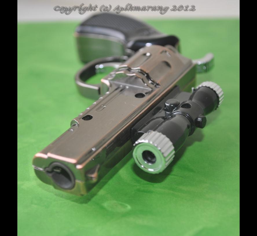Apihmarang Shop Online (ASO) Lighter Gun Sniper With Laser M001
