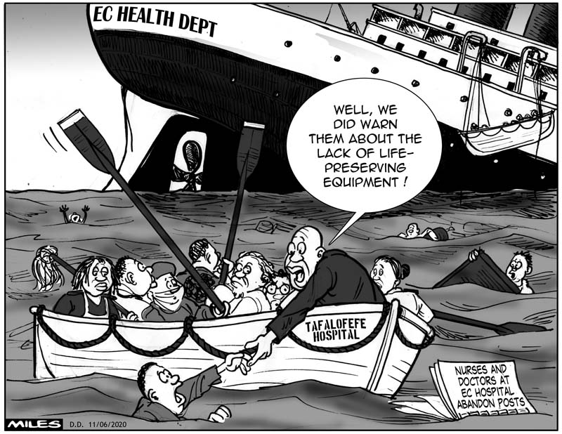 Cartoons by Miles Going down fast