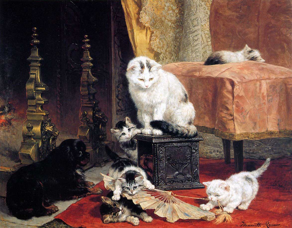 Роннер книп генриетта картины с кошками
