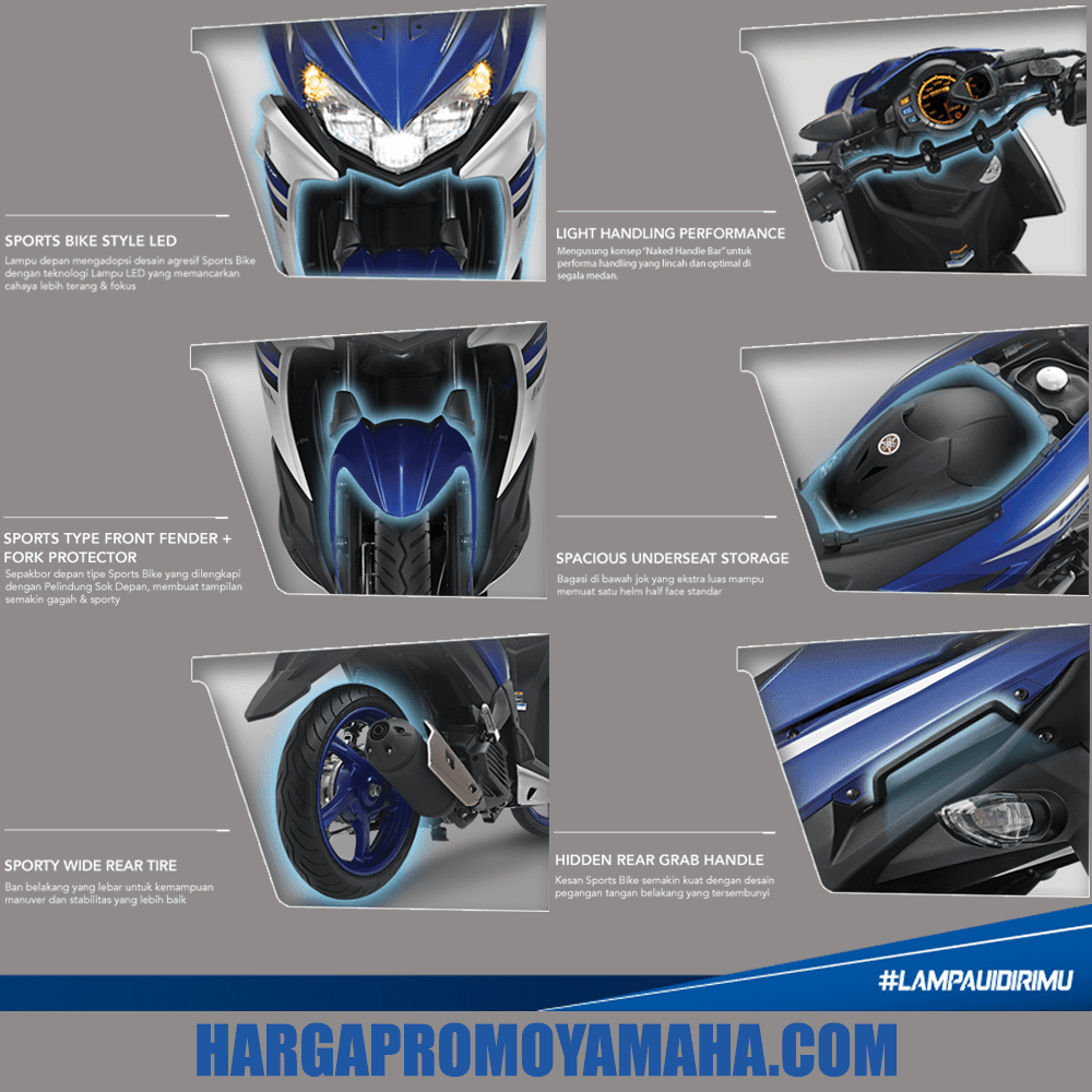 Kumpulan Modifikasi Yamaha Aerox 125 Pangeran Modifikasi